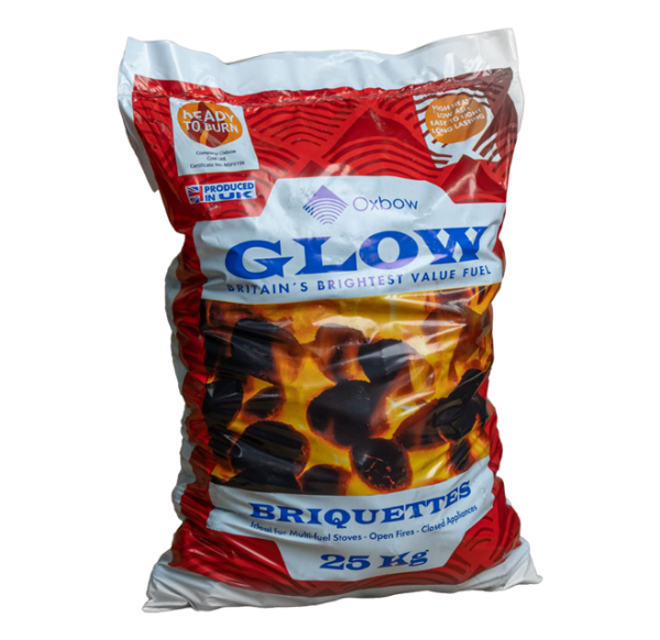 Oxbow Glow Briquettes 25kg - KG Smith & Son