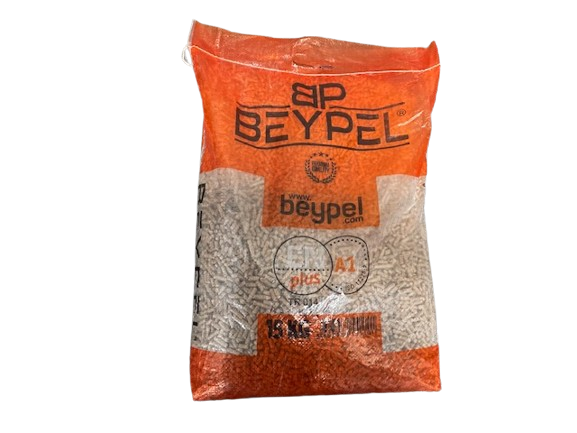 6mm Beypel Wood Fuel Pellets 15Kg bags - KG Smith & Son